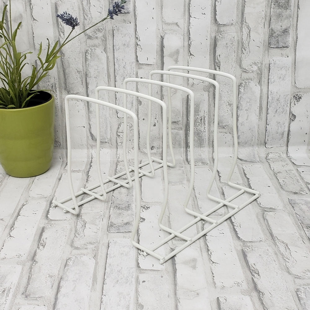 At Home 4-Slot Pot Lid Organizer